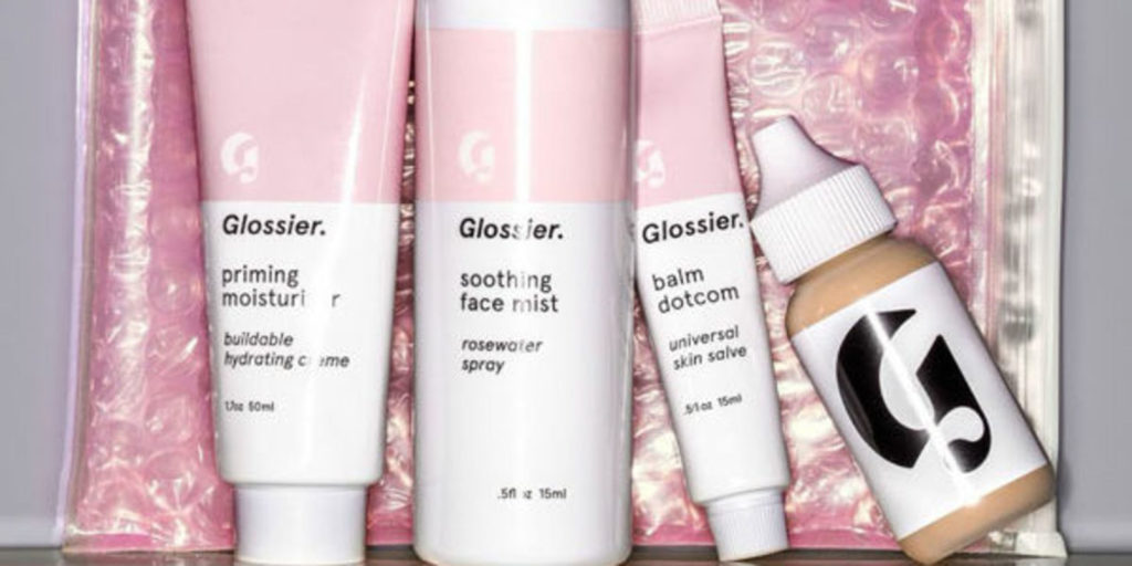 Glossier Skincare products