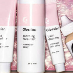 Glossier Skincare products